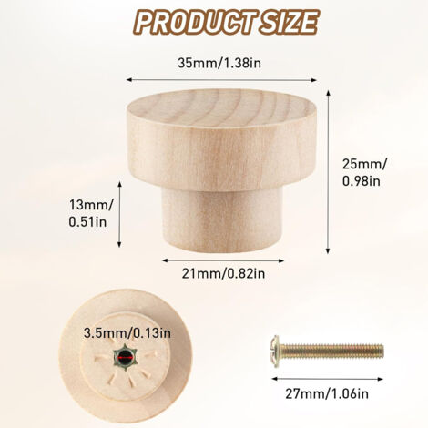 Lieblingsladen - 50 Bottoni In Legno Pregiato, 30 Mm, 2 Fori