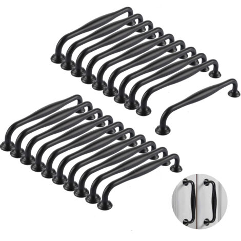 20 pezzi 128 mm maniglie da cucina, maniglie per mobili, maniglie per ante di armadi, pomelli per maniglie di mobili, maniglie in lega di alluminio con viti, maniglie per mobili da cucina