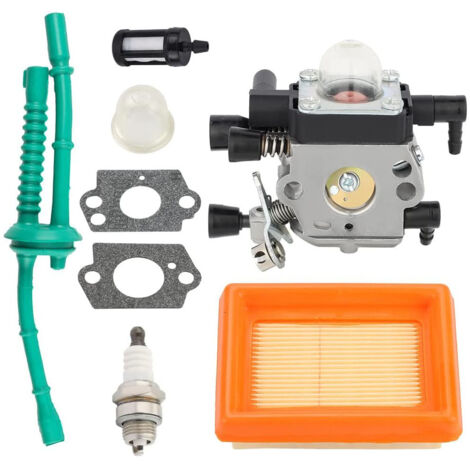 Kit carburatore con filtro aria e tubo carburante C1Q-S202 per motore motocoltivatore Stihl MM55 MM55C sostituisce 4601 120 0600 (1/5)