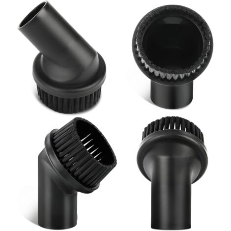 4 piezas: cepillos para aspiradora (32 mm), ideal para muebles y superficies delicadas. (1/5)