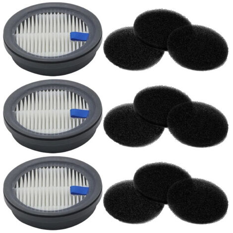 Kit de filtros de esponja para aspiradoras inalámbricas Afoddon A200PRO/A200, ORFELD B08/C10A/C10G: 3 filtros HEPA y 9 filtros de esponja. (1/4)