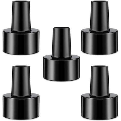 5 adaptadores universales para manguera de aspiradora WS25011A de 2-1/2 pulgadas a 1-1/4 pulgadas, adaptador para aspiradoras en seco y húmedo. (1/5)