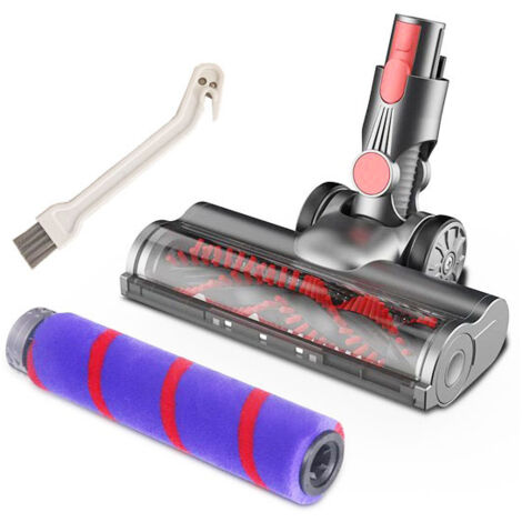Cepillo compatible con aspiradoras Dyson V7, V8, V10, V11 y V15. Cepillo flexible y giratorio con luz LED y 1 rodillo de repuesto. (1/5)