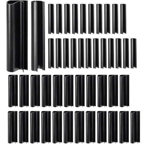 VOUNOT Tiras De Protección Visual De PVC 150 M X 4.7 Cm Para Valla De Jardín Y Valla De Doble Varilla Protectora De Privacidad Con 300 Clips De Fijación Verde