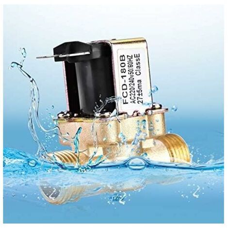 Produktbild von FTVOGUE Magnetventil 1/2 Zoll – Normal Geschlossen, Messing, AC 220V – Für Bewässerungssteuerung & Wasserregulierung