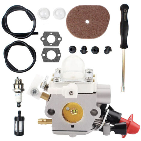 CHOYCLIT C1M-S267A Vergaser-Kit für Stihl C1M-S267A Stihl FS40 FS50 FS50C FS56 FS70C FC56 Trimmer Unkrautfresser Carb ersetzt OEM 4144 120 0608 (1/4)
