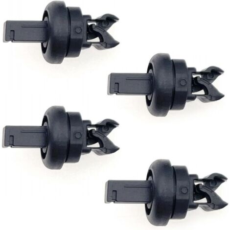 CHOYCLIT 4 x Kofferraum-Hutablagen-Clip 79916JD00A, 7705099001 8200675047 Befestigungsclips Auto-Hutablagen-Saitenaufhänger Schwarze Kunststoff-Formhalteclips (1/5)