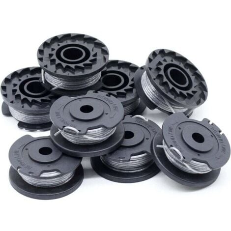 YWNYT 4 Stück Bosch Trimmerspulen F016800570 - 1,6mm X 6m Für Rasentrimmer GrassCut 18 Serie