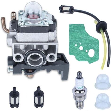 CHOYCLIT Vergaser-Kit für Honda Gx25-Motor, Vergaser + Dichtung + Filter + Luftfilter + Zündkerze + Glühbirne, 8-in-1-Ersatzteile (1/5)