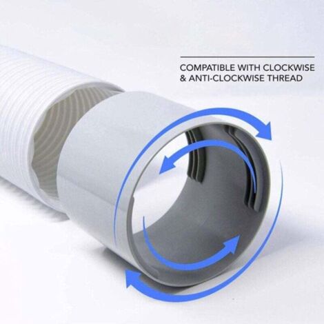 Tubo Flessibile Per Scarico Condizionatore – 150 Cm In PVC, Per Acqua Condensata, Accessorio Universale