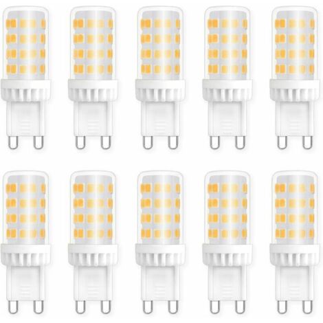 Lampadine LED CHOYCLIT G9 da 5 W, equivalenti a lampade alogene da 40 W e 50 W, 450 lm, bianco neutro 4000 K, CA 220 V, attacco G9 standard, risparmio energetico, per illuminazione a soffitto, cucina, (1/5)