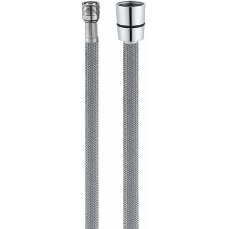 Tubo flessibile di ricambio per rubinetto da cucina CHOYCLIT M15/1 x 1/2" x 150 cm, tubo flessibile da cucina in nylon grigio