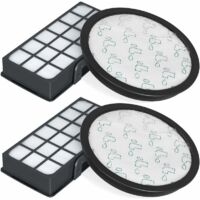 Filtro per aspirapolvere CHOYCLIT, confezione da 2 filtri HEPA per Rowenta Silence, accessori per filtri di ricambio ZR903701, Force Cyclonic 4AAAA RO7647EA RO7663EA RO7676EA RO7681EA (modello RO76xx)