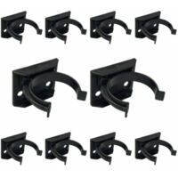 10 clip a vite per zoccolo, mobile, tubo, gamba, cucina, bagno, base