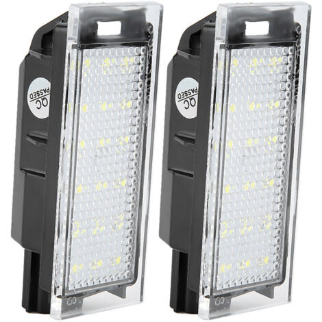 CHOYCLIT 2 luces LED para matrícula de coche Twingo/Clio/Megane/Lagane (1/5)