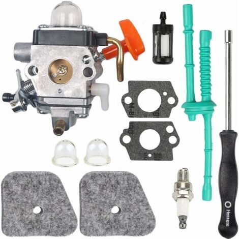 Kit de reemplazo de filtro de aire y combustible de junta de carburador CHOYCLIT compatible con Stihl FS110R FS130R FS100 KM130R FS130 FS90 KM90R KM90 FS100RX FS110 KM110R HT100 HT101 (1/5)