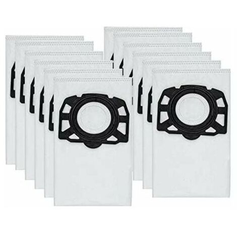 Bolsas para aspiradora CHOYCLIT, 12 bolsas KFI 357 para Kärcher KWD1, KWD2, KWD3, WD2 Plus, WD3, SE 4001, SE 4002, 2.863-006.0 (1/4)