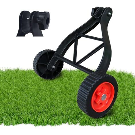 Ruedas de soporte CHOYCLIT para desbrozadoras, desbrozadoras y desbrozadoras manuales. Ruedas de soporte ajustables. Accesorios para desbrozadoras, cortabordes y cortabordes. (1/5)