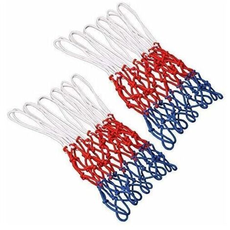 CHOYCLIT - 2 redes de baloncesto profesionales, de repuesto, para exteriores, 3 colores (1/5)