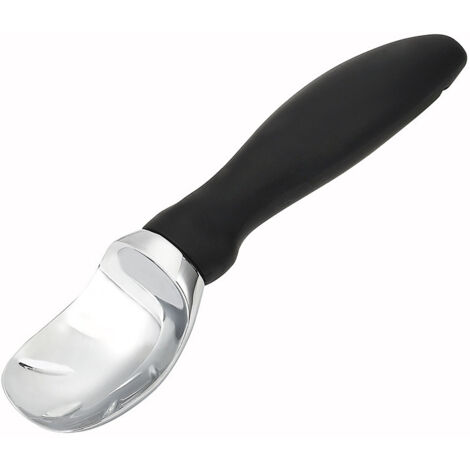 Cuchara para helado, resistente y con mango ergonómico antideslizante, para servir fácilmente helados duros y melones, multiusos. (1/5)