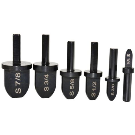 Herramienta expansora de tubos de 6 piezas para brocas de abocardado de tuberías de cobre para reparación de sistemas de aire acondicionado