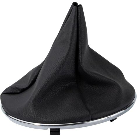 Versnellingspookhoes Voor F-iat 500 500C 2007-2015 55344016 50293173 50295075 50295325 Zwarte Lederen Chromen Versnellingspookknop