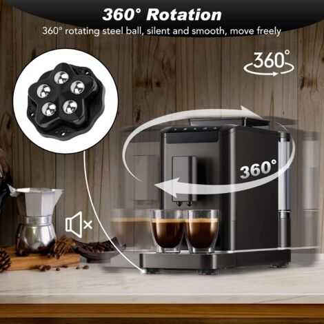 Schwerlast Möbelrollen 150kg - 8 Stück Mit Bremse, Selbstklebend Für Möbel & Küchengeräte