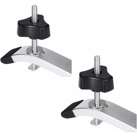 Kit Fissaggio Frangivista JORON 52 Pezzi - Piastre E Clip PVC Bianco Per Tapparelle Da Balcone - 2