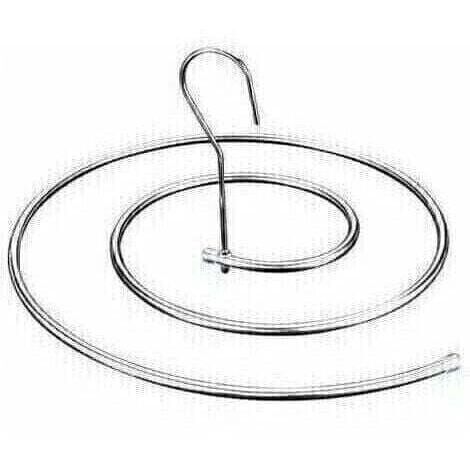 Stendibiancheria A Spirale In Acciaio Inox – Con Gancio Girevole Antiscivolo, Lunghezza 2 Metri, Diametro 41 Cm, Portata 20 Kg, Ideale Per Interni Ed Esterni - 2
