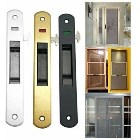 Kit Chiusura Per Porta Schermata In Lega Di Zinco, Serratura Per Camper, Roulotte E Caravan, Con Viti Di Montaggio Incluse - 3
