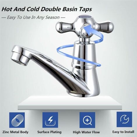 Coppia Rubinetti Per Lavabo Alto E Bidet Twinkle Di Jacuzzi Rubinetteria Nero Opaco Per Piletta Click Clack 54209585