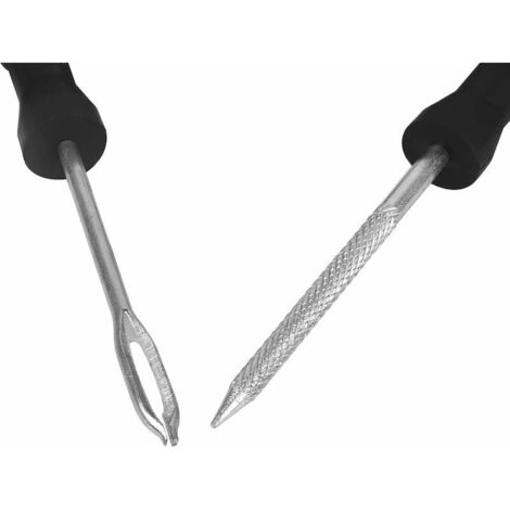 Alomejor Kit Di Riparazione Pneumatici Tubeless Per Auto, Moto, SUV E ATV - Utensili Di Emergenza Con Strisce Adesive E Pinze, In Scatola Portaoggetti