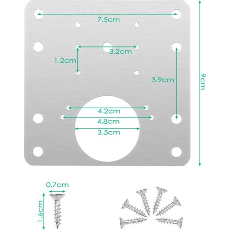 Piastra A Traliccio Con Punte, Piastre Piatte Per Rammendo - Foto 9