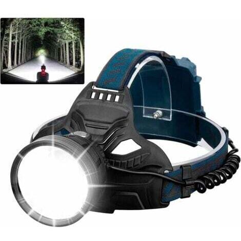 LaBlanc - Lampada frontale ricaricabile a LED per adulti Lampada frontale ricaricabile tramite USB per campeggio, corsa e caccia (1/5)