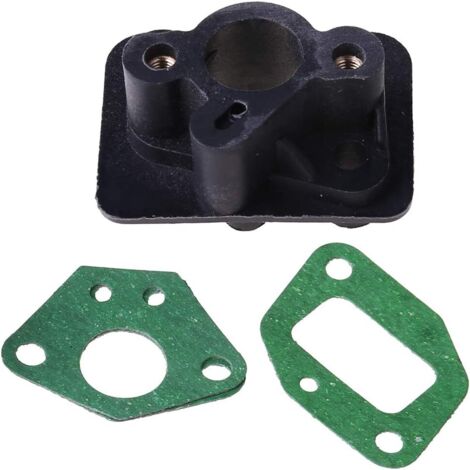 Collettore di aspirazione + 2 pezzi 40-5 43CC 52CC decespugliatore collettore di aspirazione connettore base carburatore, tubo di aspirazione, adattatore carburatore