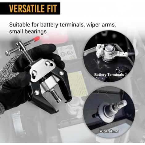 AERZETIX - Estrattore del braccio tergicristallo 66mm Regolabile - Smontaggio/Rimozione braccio tergicristallo - Strumento di rimozione auto/meccanico - Riparazione/Parabrezza/Spazzola - C46566