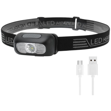Lampada Frontale A LED Ricaricabile Con 300 Lumen, Porta USB E 4 Modalita Di Illuminazione Impermeabile Ipx4 Per Attivita Allaperto Come Campeggio Escursionismo Corsa E Sopravvivenza Dubuns 90353748