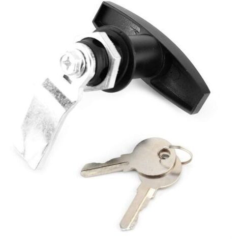 Serratura Da Incasso Per Porta Scorrevole Con Nottolino A Gancio, Maniglia Quadrata, Nichel| Fernand - Foto 2