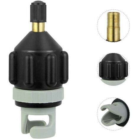 Adattatore per valvola pneumatici auto, tubo flessibile per pompa di gonfiaggio pneumatici con 2 ugelli di gonfiaggio in ottone, raccordo per valvola di gonfiaggio per auto, bicicletta, moto - Diventa