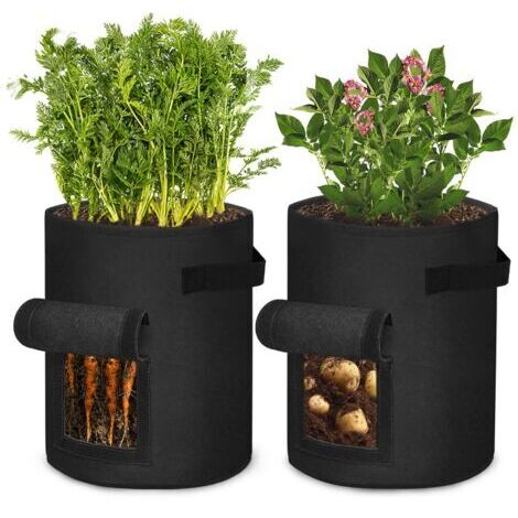 Sacchi Per Piante Non Tessuti Pezzi Sacchi Coltura Tessuto Geotessile Vasi Fiore Tessuto Giardino Per Pomodori Peperoni Carote Ortaggi Bulbi Piante 98553833