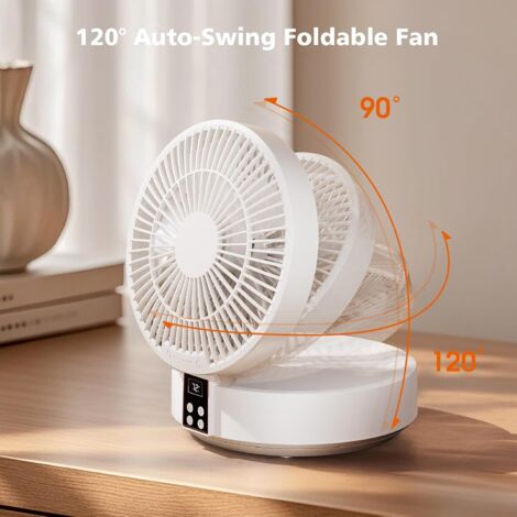 JANREAY Mini ventilatore a mano, ventilatore da scrivania USB, piccolo ventilatore da tavolo con