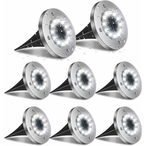 Luci Solari Da Giardino GEARLITE - Confezione Da 6, Alimentate A Energia Solare, Peso 830g