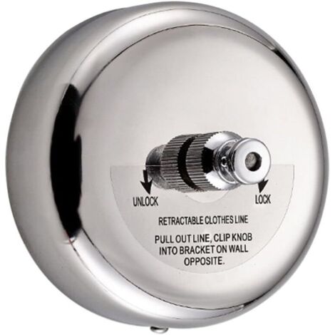 Stendibiancheria Retrattile Da Parete In Acciaio Inox 304 – 2,8 Metri, Salvaspazio Con Ritorno Automatico - 2