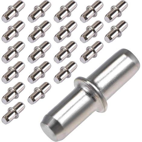 QUARKZMAN 25 Pezzi Perni Per Mensole In Acciaio Inossidabile 304, 5 Mm X 30 Mm, Regolabili E Rimovibili