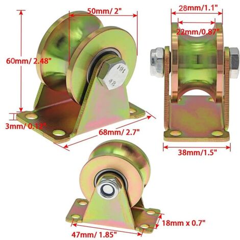 Matrice Per Puleggia A V Con Doppia Scanalatura Per Motori ATV Go Kart 168f 170f Gx110 Gx120 Gx160 Gx200 7hp Nera 84690609