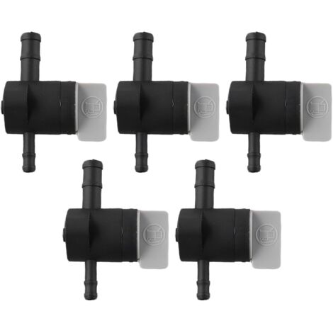Valvole di intercettazione del carburante compatibili con motore tosaerba GCV160 e GCV190, 5 pezzi di ricambio per rubinetto del carburante 16950-Z0Y-003 (1/5)