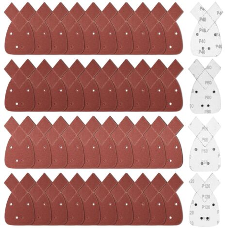 40 Pezzi Di Triangoli Abrasivi Carta Vetrata Per Mouse Grana 40 60 80 40-pezzi-di-triangoli-abrasivi-carta-vetrata-per-mouse-grana-40-60-80