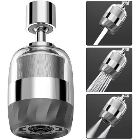 Filtro Per L'acqua Del Rubinetto, Filtro Per Rubinetto Rotante A 360 Purificatore Dacqua Per Rubinetto Da Cucina E Bagno 3 Modalita Di Funzionamento 89516312