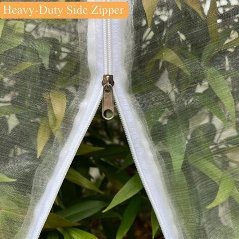 Rete anti-insetti e anti-uccelli con cerniera 180 x 180 cm, rete anti-insetti da giardino per proteggere piante, frutta e fiori | Leroy Merlin