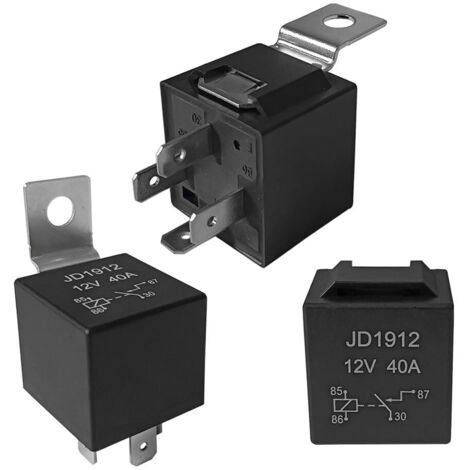Relè Automatico 4 Pin 12V 30A – Relè Per Auto Con Contatti In Lega D'Argento - 4